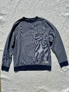 Vintage Hippytree Crewneck Sweater Men’s Blue